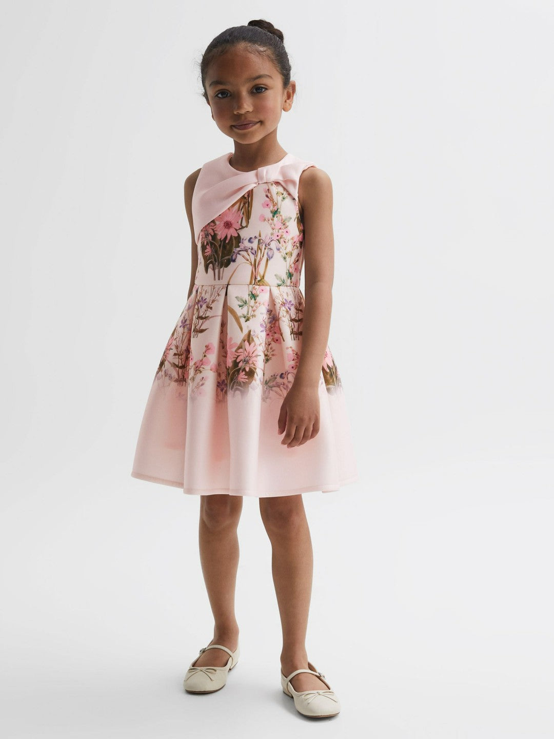 Senior Scuba Floral Printed Dress in Multi Children & Baby | Reiss