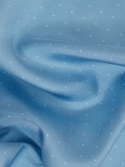 Polka Dot Silk Pocket Square in Blue Men | Reiss