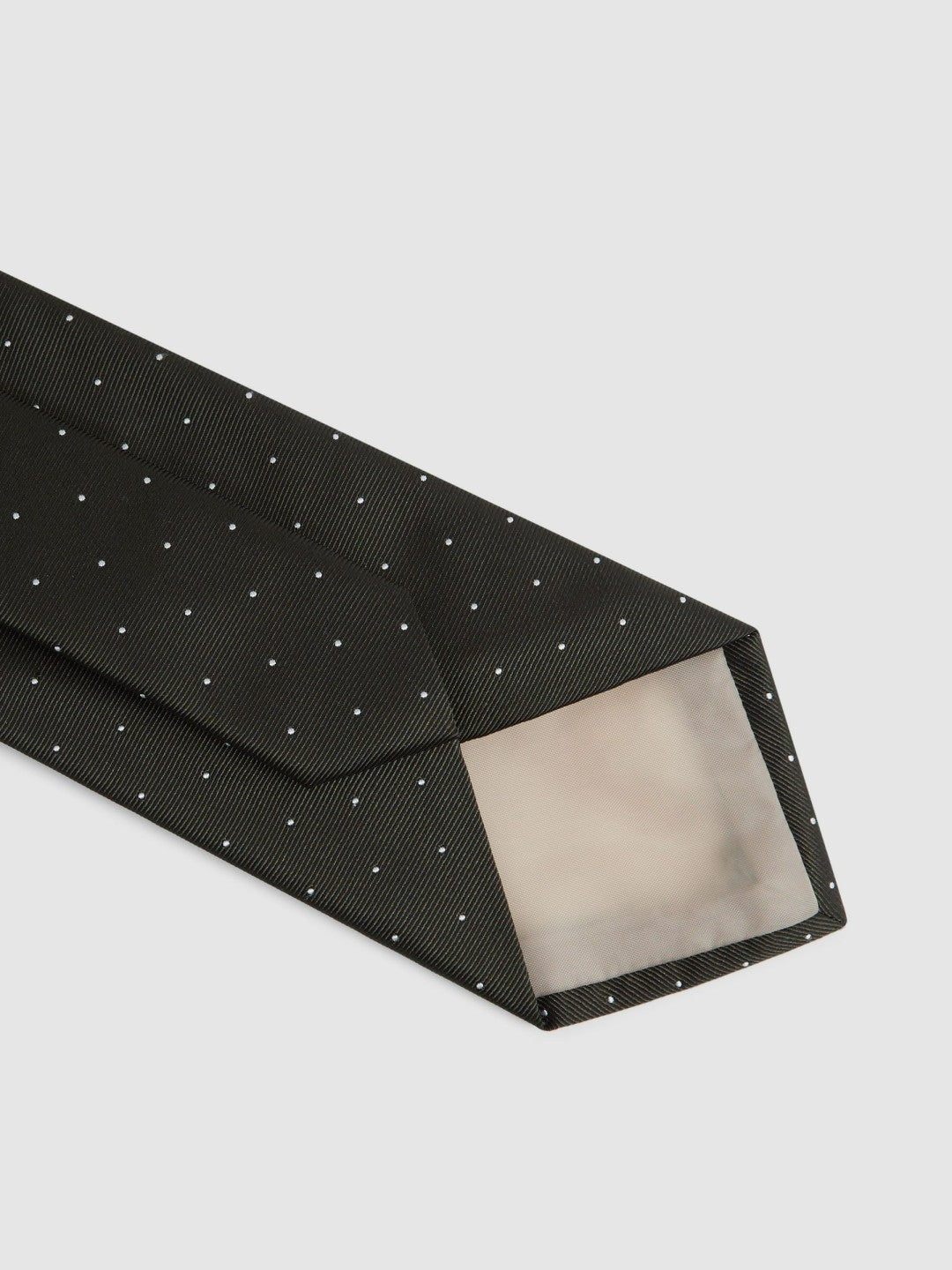 Polka Dot Silk Tie in Dark Green Men | Reiss