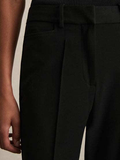 Flared Suit Trousers in Black Women | Reiss