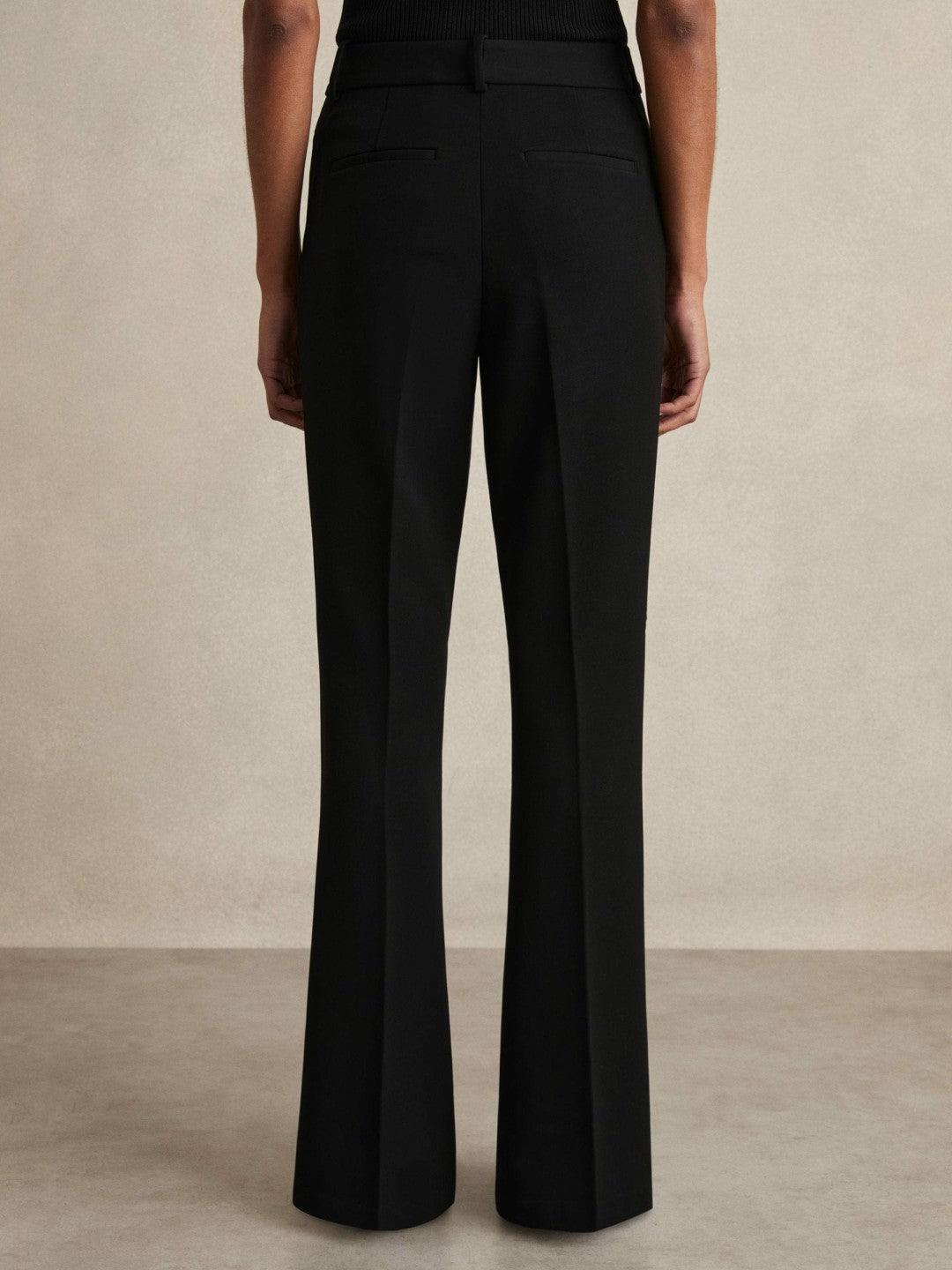 Flared Suit Trousers in Black Women | Reiss