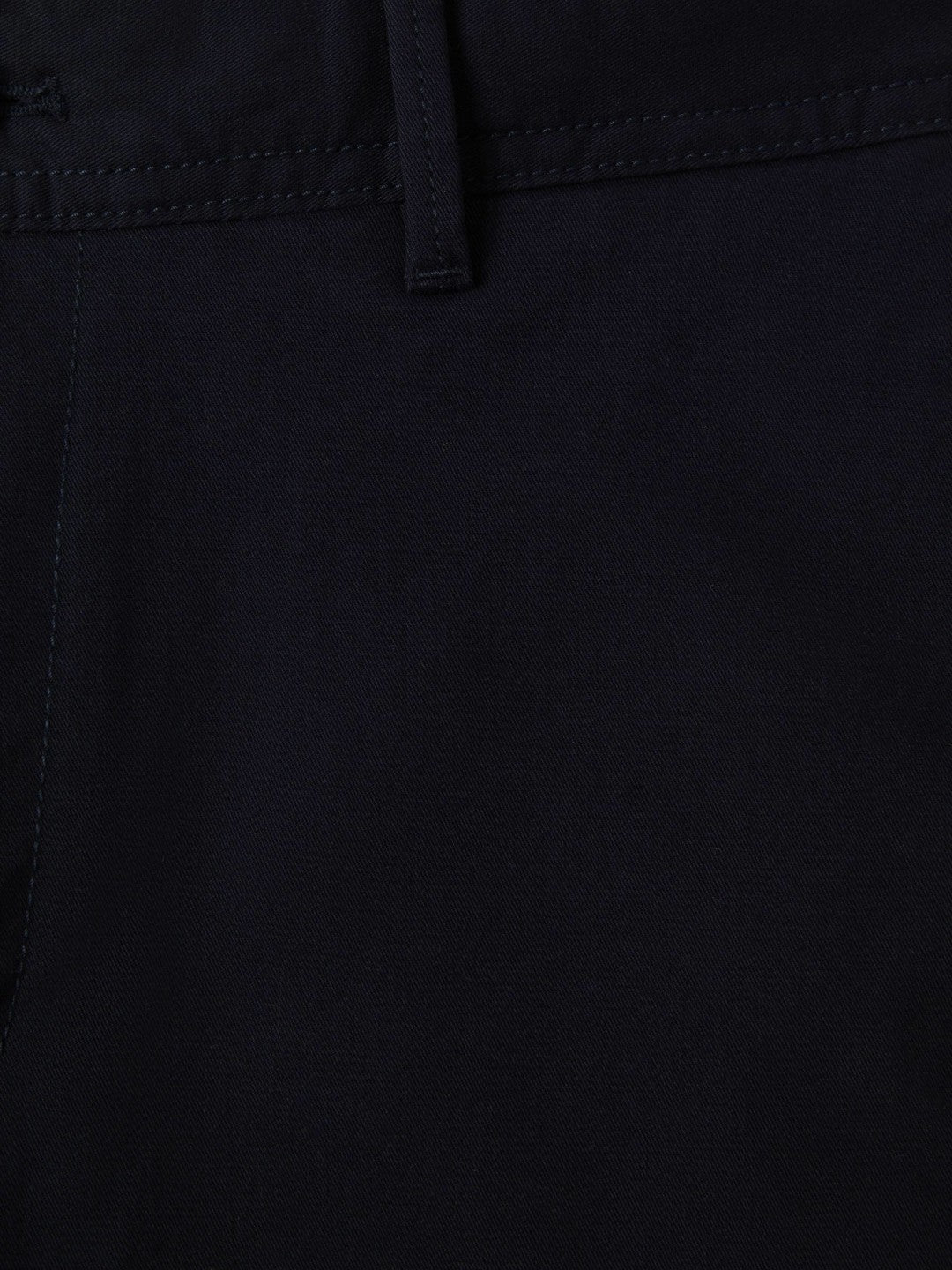 Slim Fit Washed Cotton Blend Chinos in Navy Men | Reiss