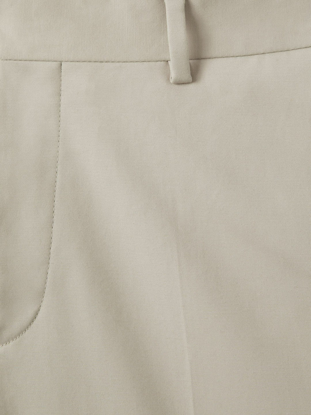 Slim Fit Cotton Blend Chinos in Stone Men | Reiss