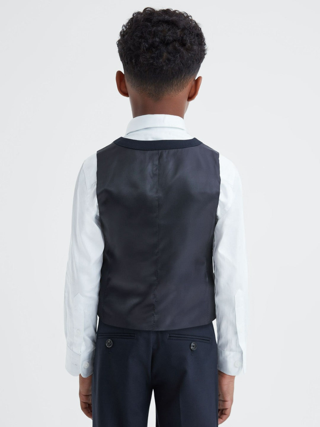 3-9 yrs Wool Blend Waistcoat in Navy Children & Baby | Reiss