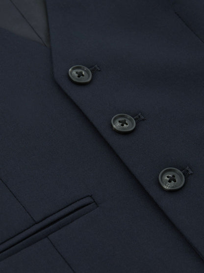 3-9 yrs Wool Blend Waistcoat in Navy Children & Baby | Reiss