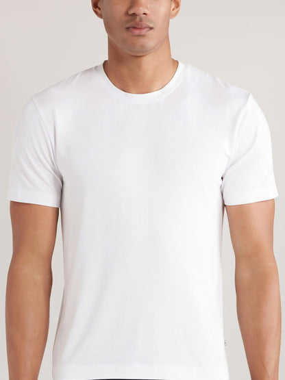 CHÉ Studios Crew Neck T-Shirt with TENCEL™ Fibers in White Men | Reiss