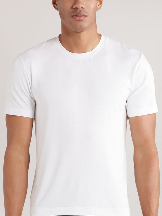 CHÉ Studios Crew Neck T-Shirt with TENCEL™ Fibers in White Men | Reiss