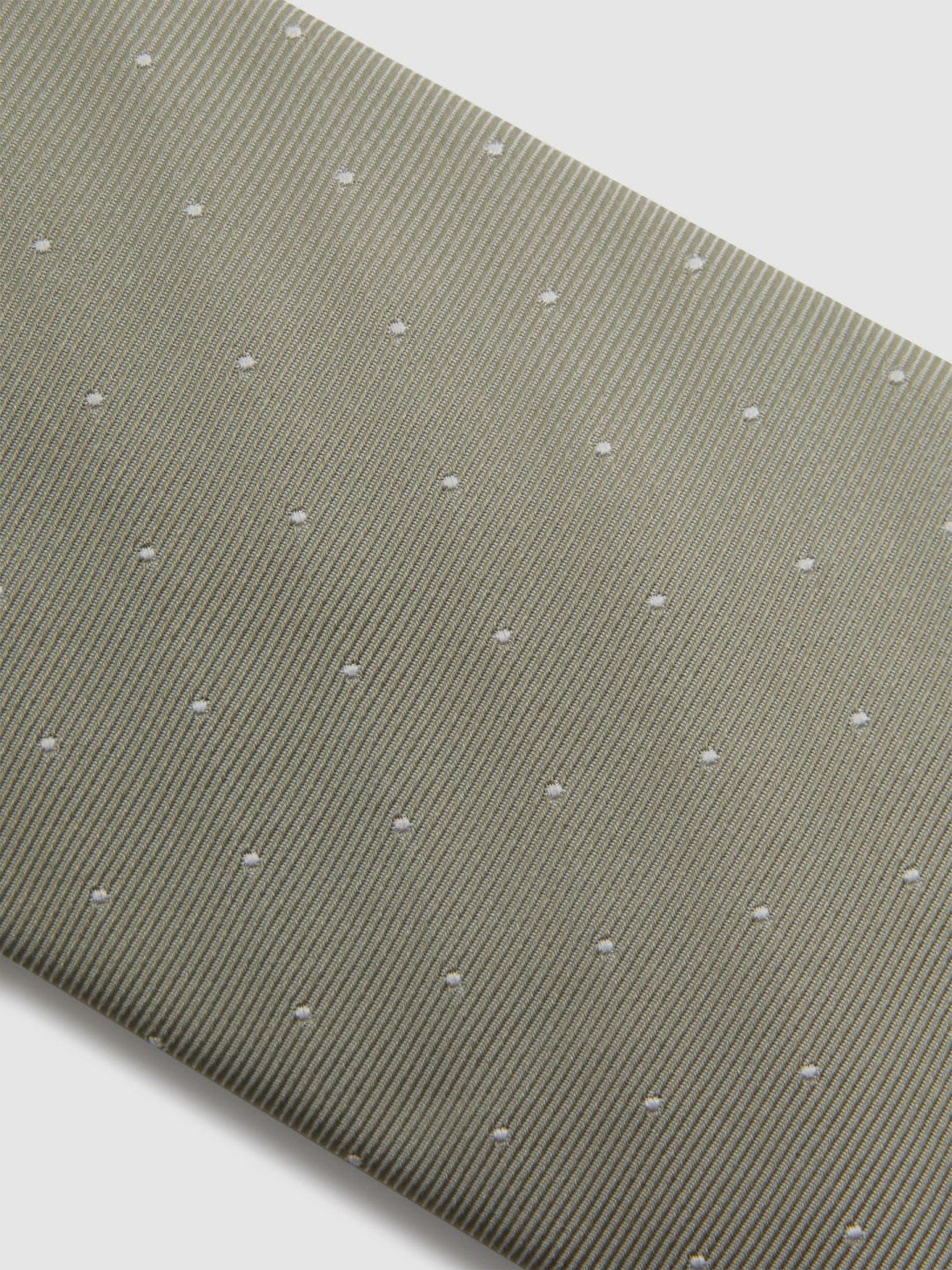 Polka Dot Silk Tie in Champagne Men | Reiss