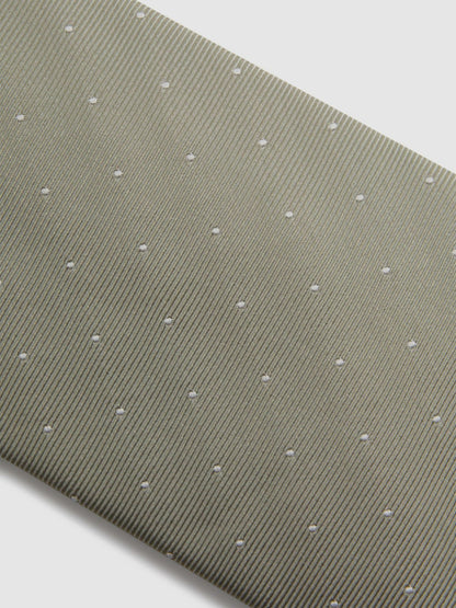 Polka Dot Silk Tie in Champagne Men | Reiss