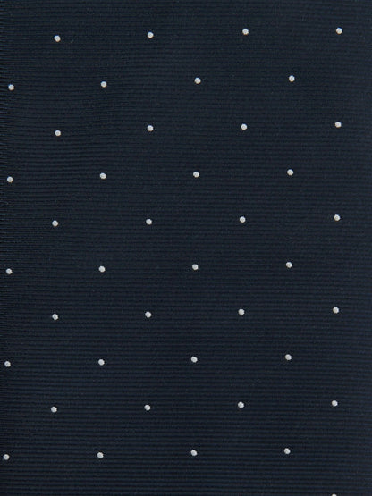 Polka Dot Silk Tie in Navy Men | Reiss