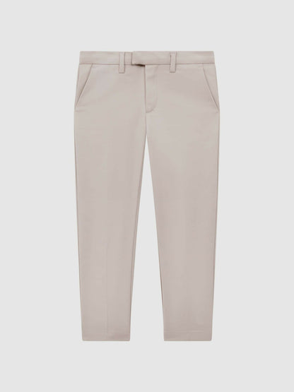 9-14 yrs Slim Fit Tapered Chinos in Stone Children & Baby | Reiss