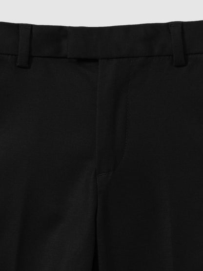 9-13 yrs Slim Fit Tapered Chinos in Black Children & Baby | Reiss