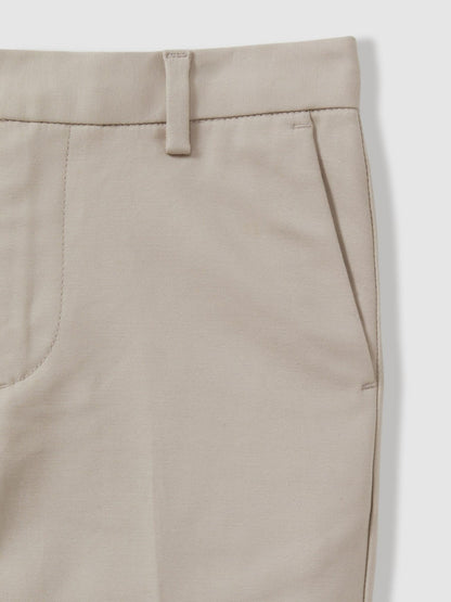13-14 yrs Slim Fit Tapered Chinos in Stone Children & Baby | Reiss