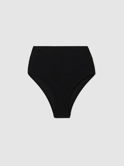 High Rise Bikini Bottoms in Black Women | Reiss