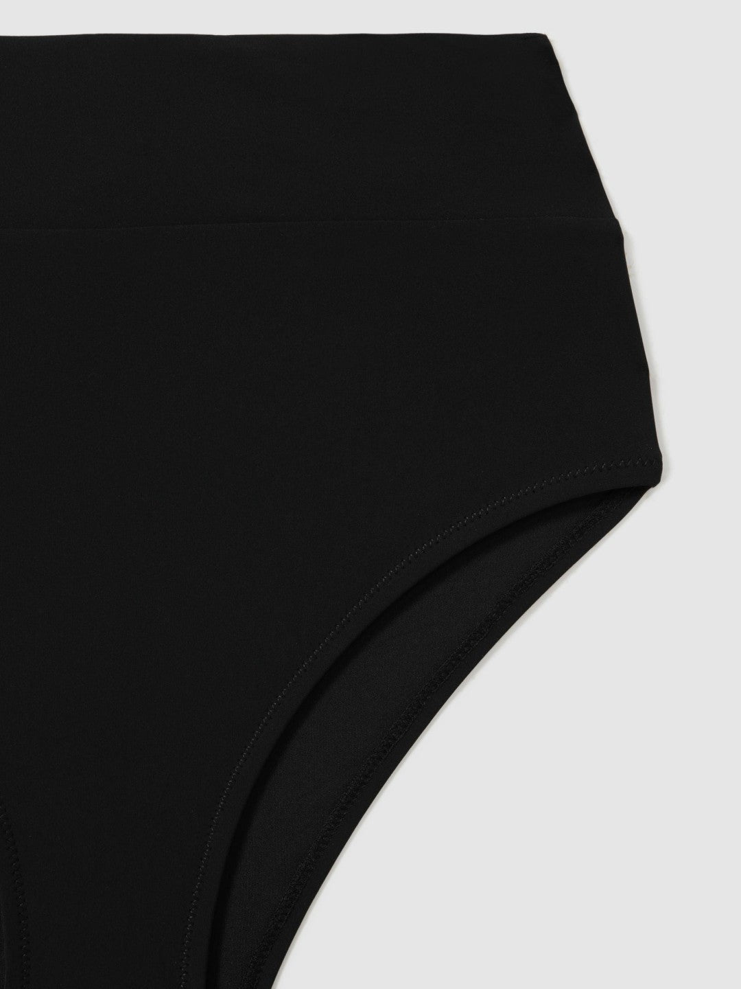 High Rise Bikini Bottoms in Black Women | Reiss