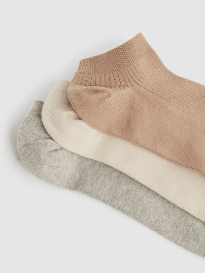 3 Pack of Trainer Socks in Multi Women | Reiss