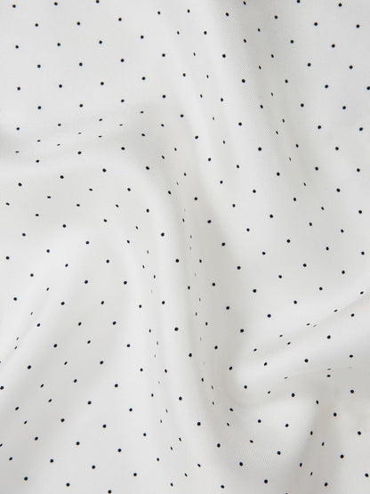 Polka Dot Silk Pocket Square in White Men | Reiss