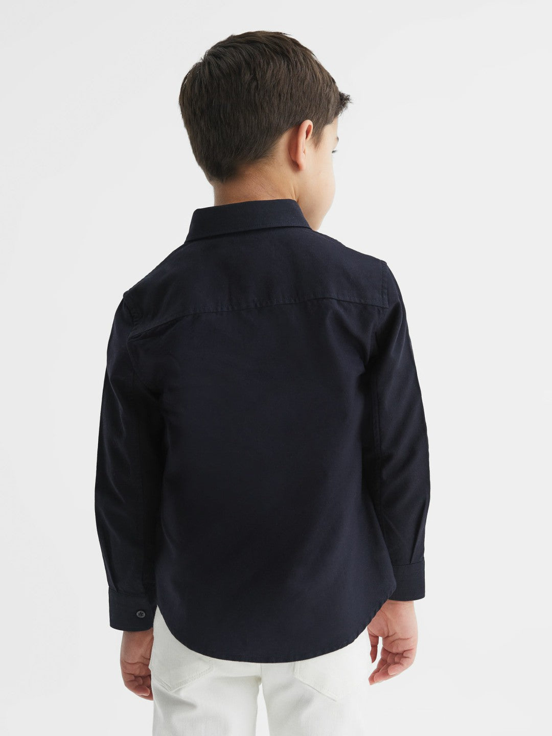 Junior Button Down Oxford Shirt in Navy Children & Baby | Reiss