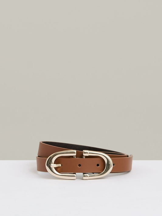 Horseshoe Belt in Tan Women | Reiss