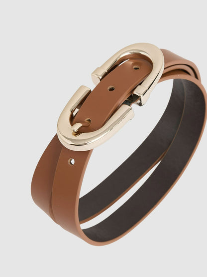 Horseshoe Belt in Tan Women | Reiss