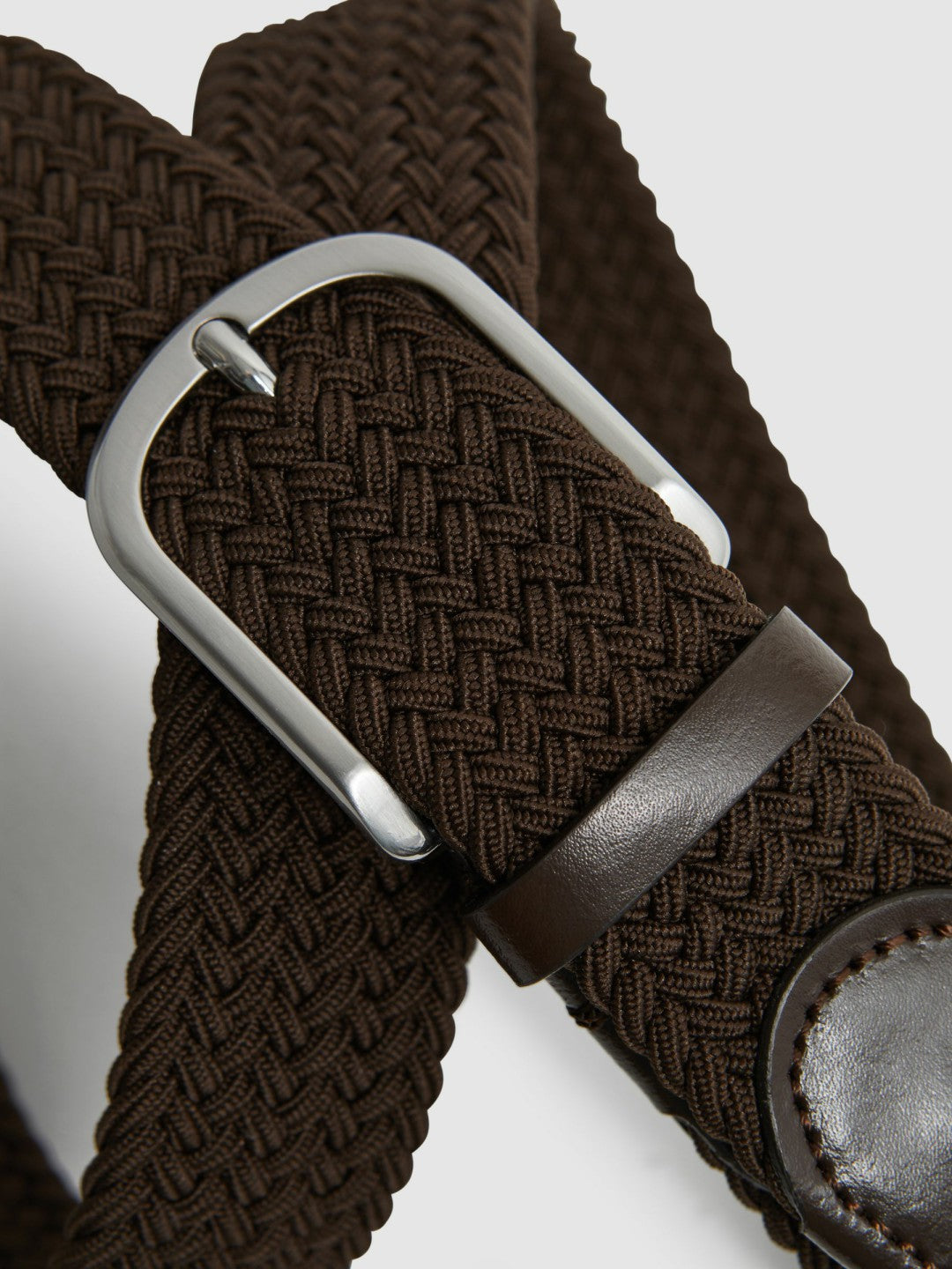 Woven Belt in Dark Brown Men | Reiss