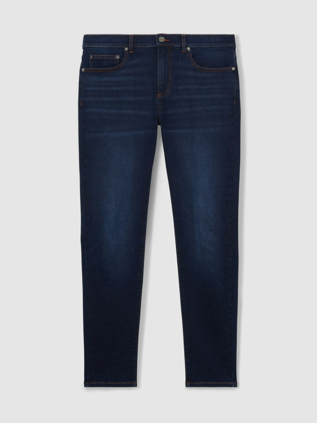 Skinny-Fit Jeans in Washed Dark Indigo Men | Reiss