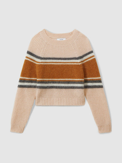 Colourblock Striped Jumper in Pink Children & Baby | Reiss