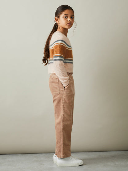 Colourblock Striped Jumper in Pink Children & Baby | Reiss