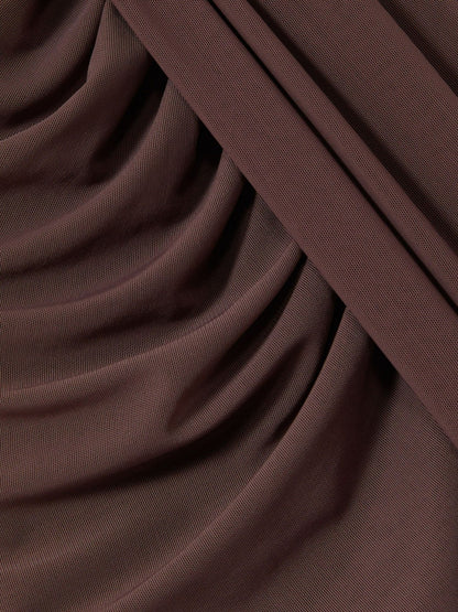 Sheer Ruched Maxi Dress in Taupe Women | Reiss
