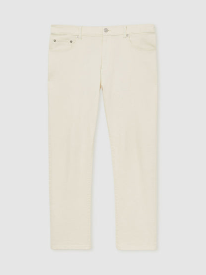 Straight-Leg Jeans in White Men | Reiss