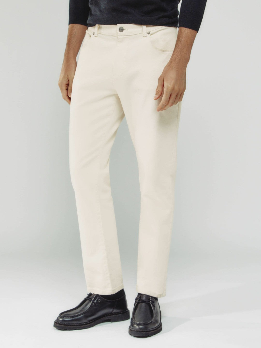 Straight-Leg Jeans in White Men | Reiss