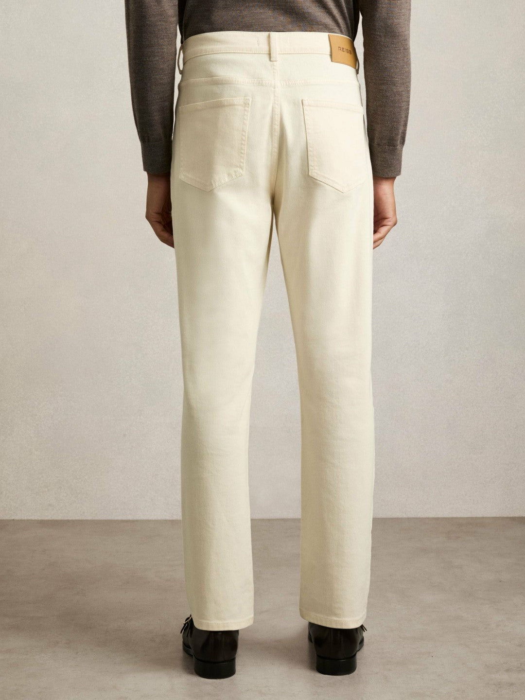 Straight-Leg Jeans in White Men | Reiss