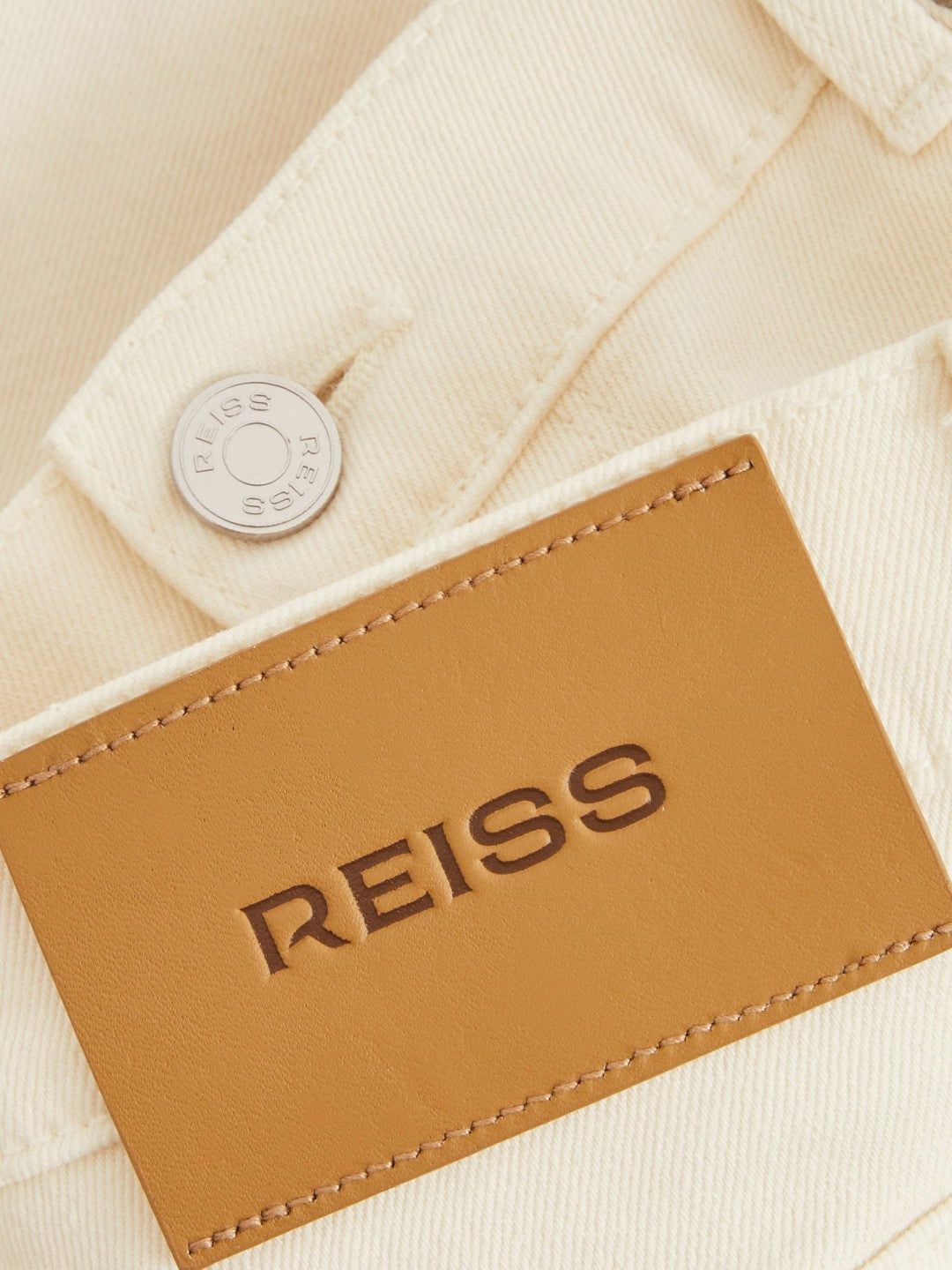 Straight-Leg Jeans in White Men | Reiss