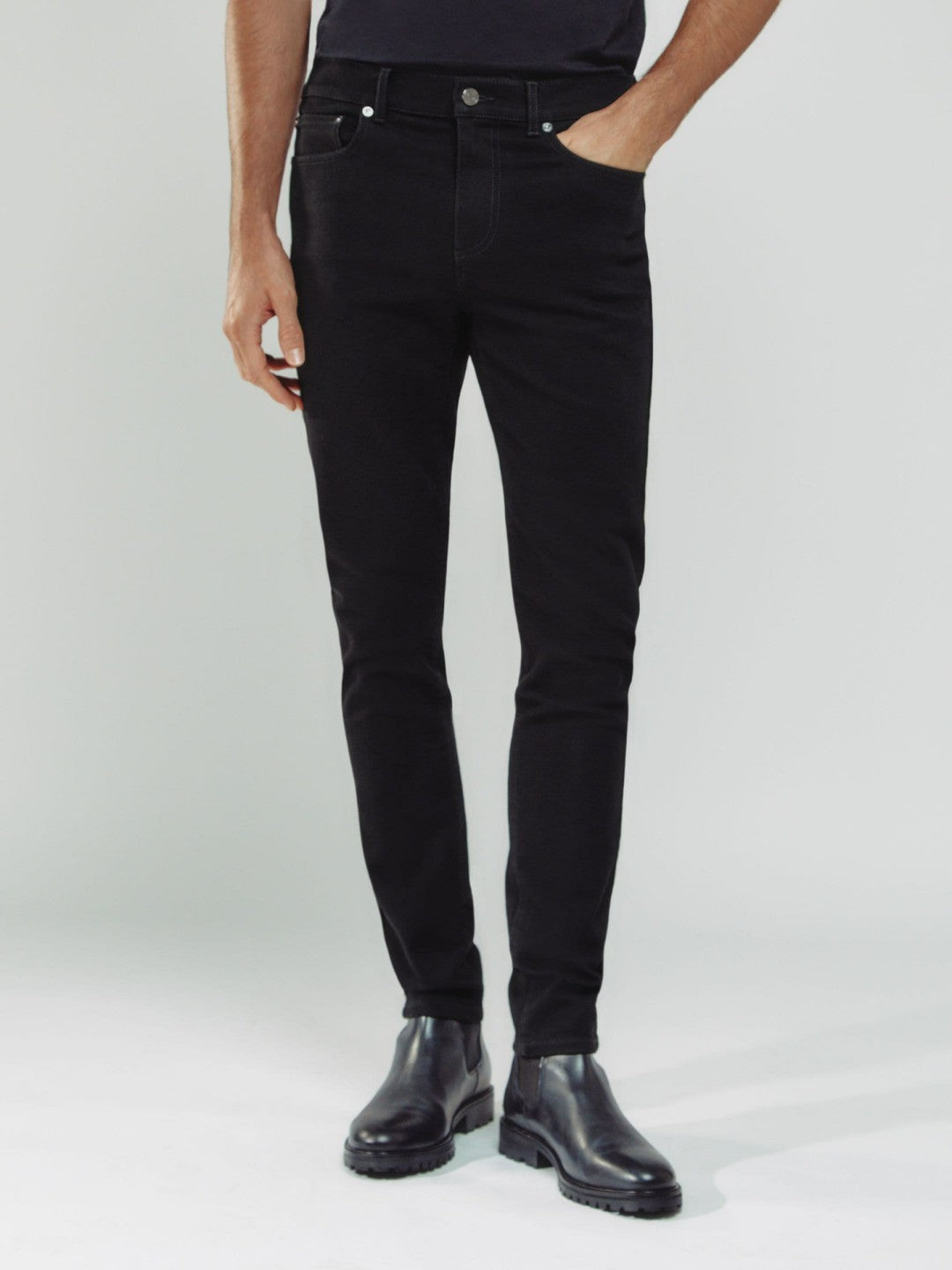 Skinny-Fit Jeans in Stay Black Men | Reiss