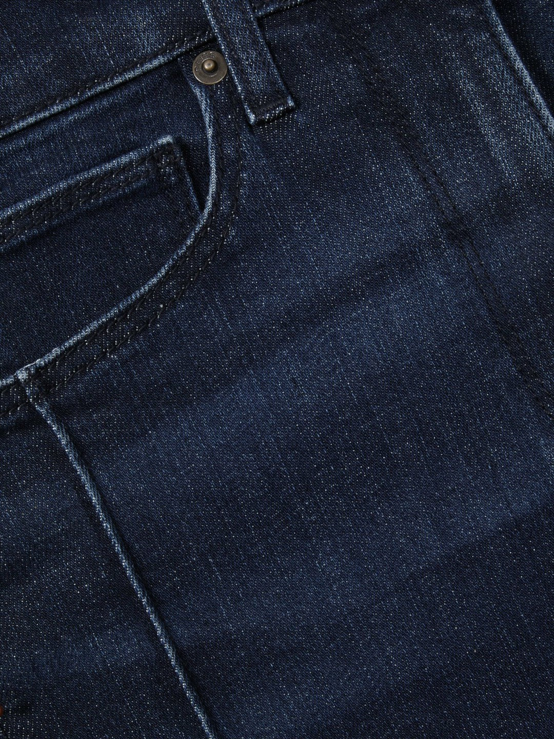 Petite Stretch-Cotton Wide-Leg Jeans in Dark Blue Women | Reiss
