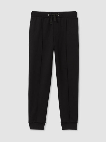 9-13 yrs Relaxed Drawstring Joggers in Black Children & Baby | Reiss