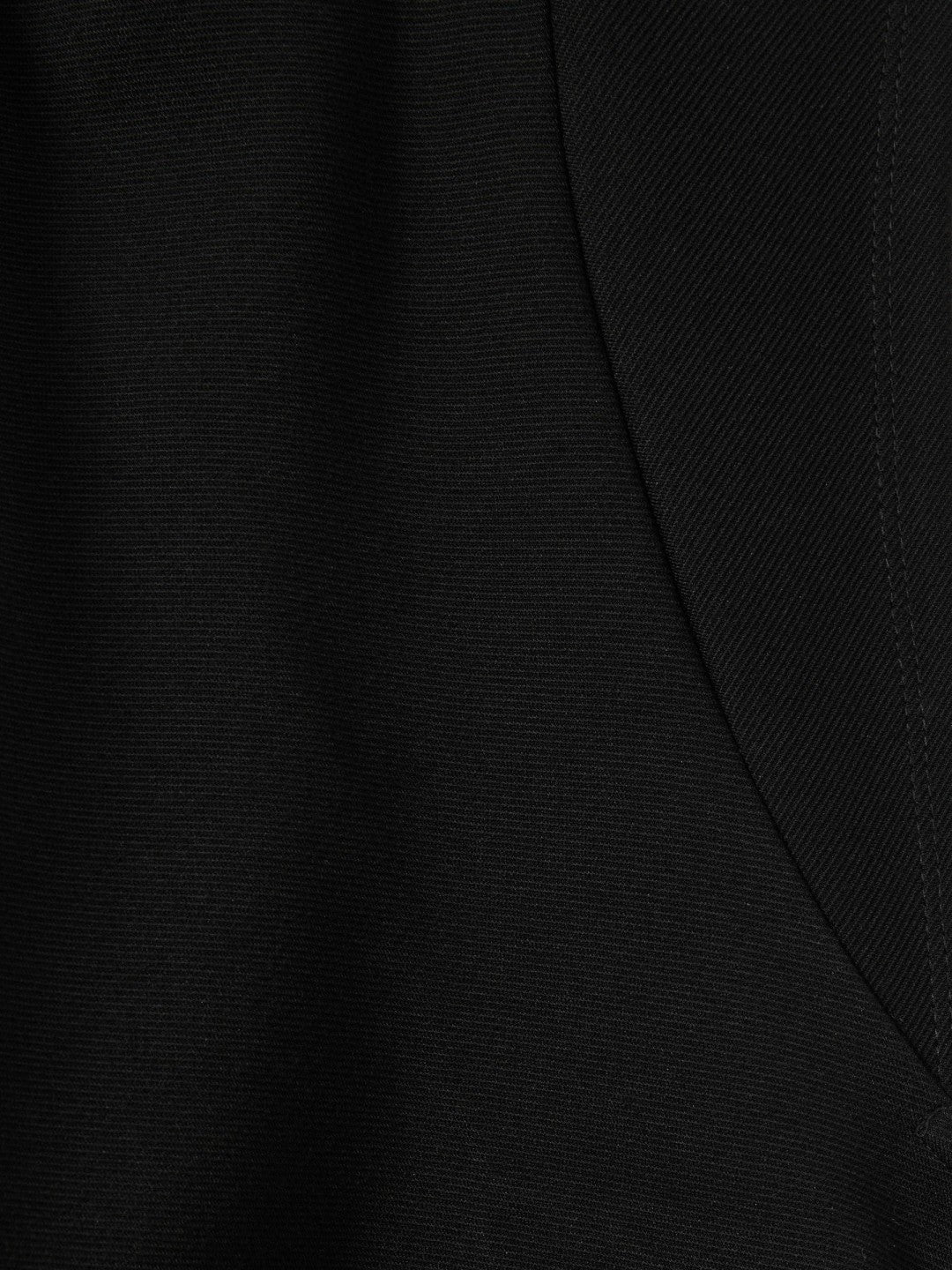 Twill-Jersey Draped Midi Dress in Black Women | Reiss