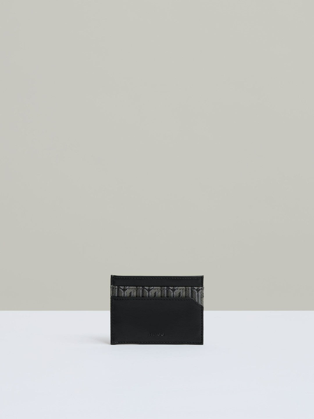 Monogram Canvas Card Holder in Black Men | Reiss