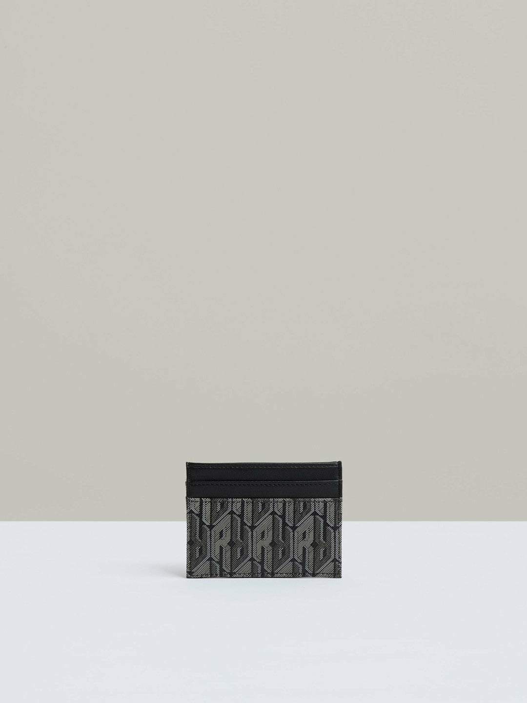 Monogram Canvas Card Holder in Black Men | Reiss