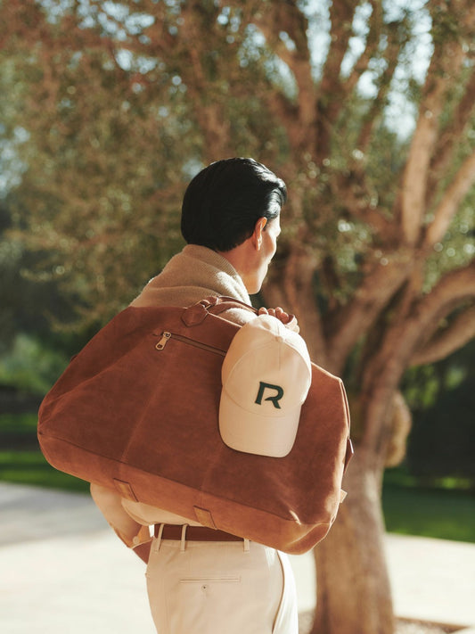 Suede Holdall in Light Tan Men | Reiss