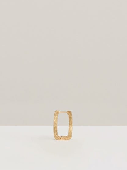 Geometric Hoop Earrings in Gold Tone Women | Reiss