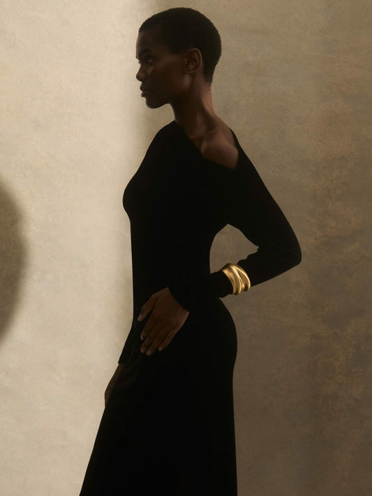 Sculptural Cuff in Gold Tone Women | Reiss