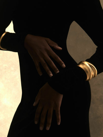 Sculptural Cuff in Gold Tone Women | Reiss