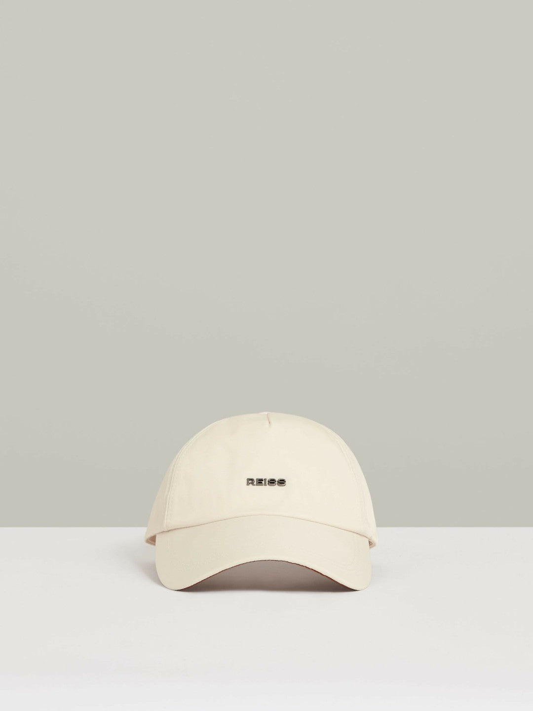 Logo Lettering Baseball Cap in Ecru Men | Reiss