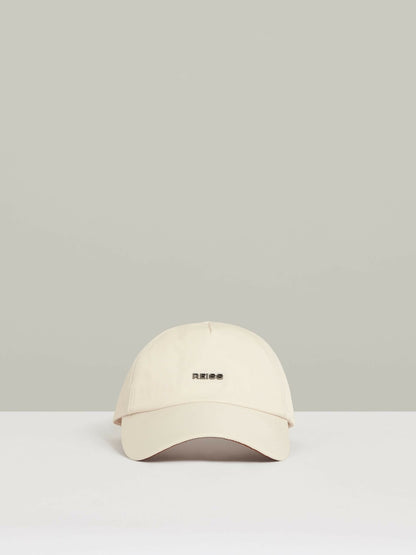 Logo Lettering Baseball Cap in Ecru Men | Reiss