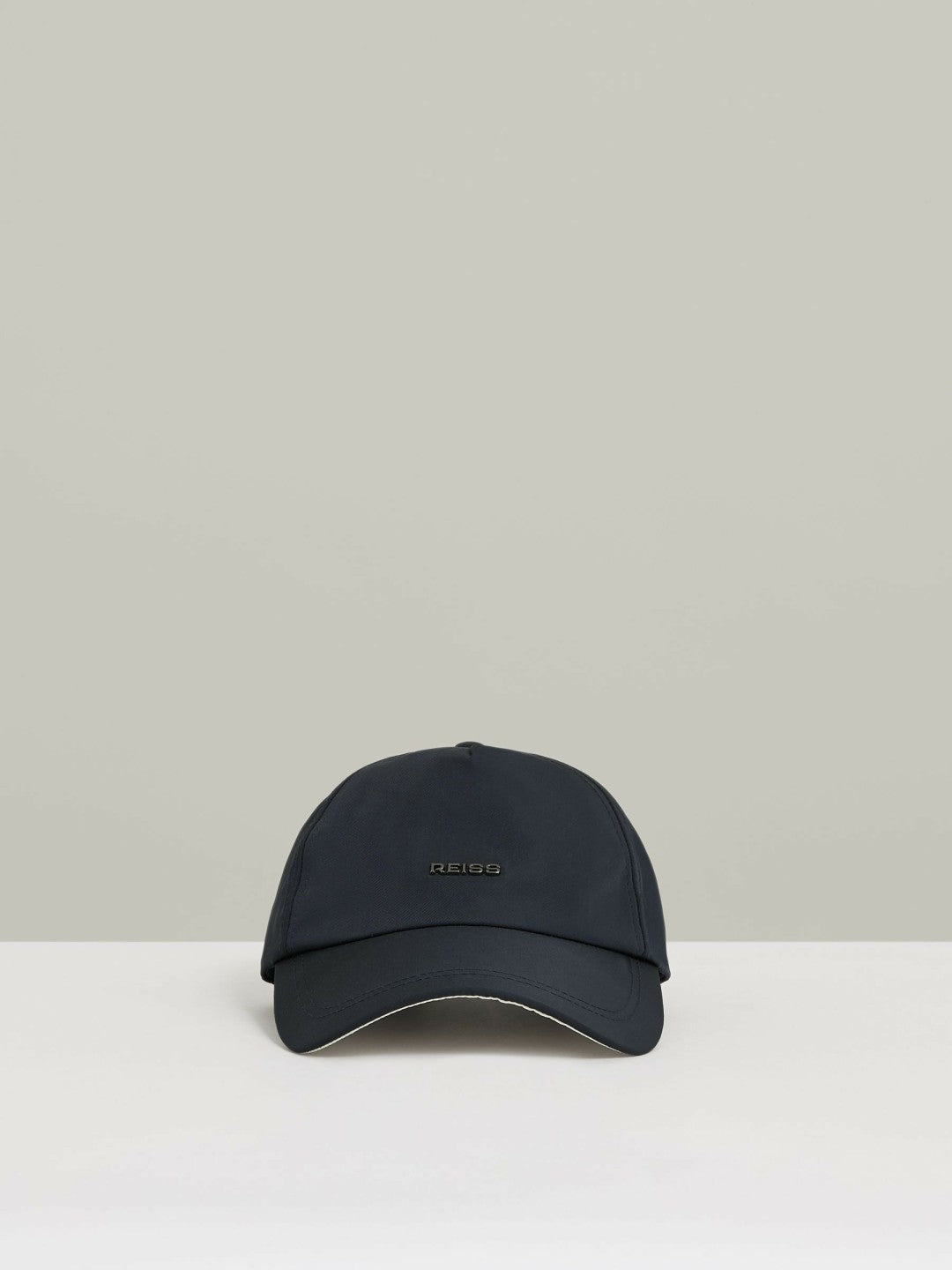Logo Lettering Baseball Cap in Navy Men | Reiss