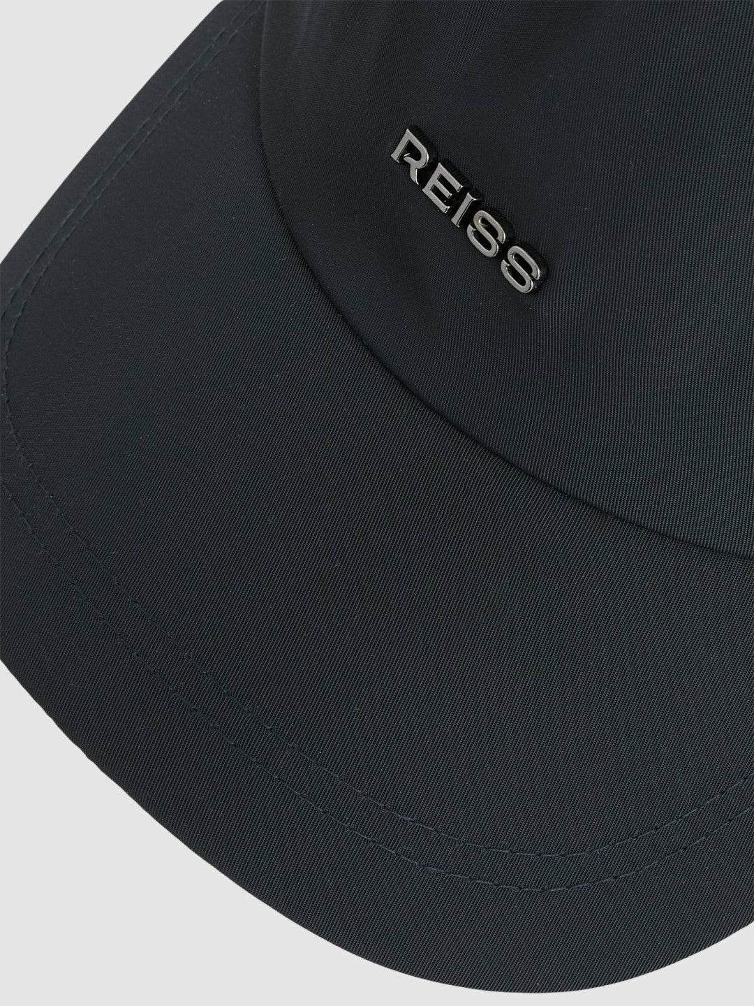 Logo Lettering Baseball Cap in Navy Men | Reiss