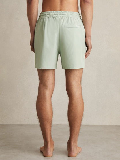 Drawstring Swim Shorts in Mint Green Men | Reiss