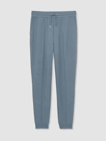 Drawstring Jersey Joggers in Airforce Blue Men | Reiss