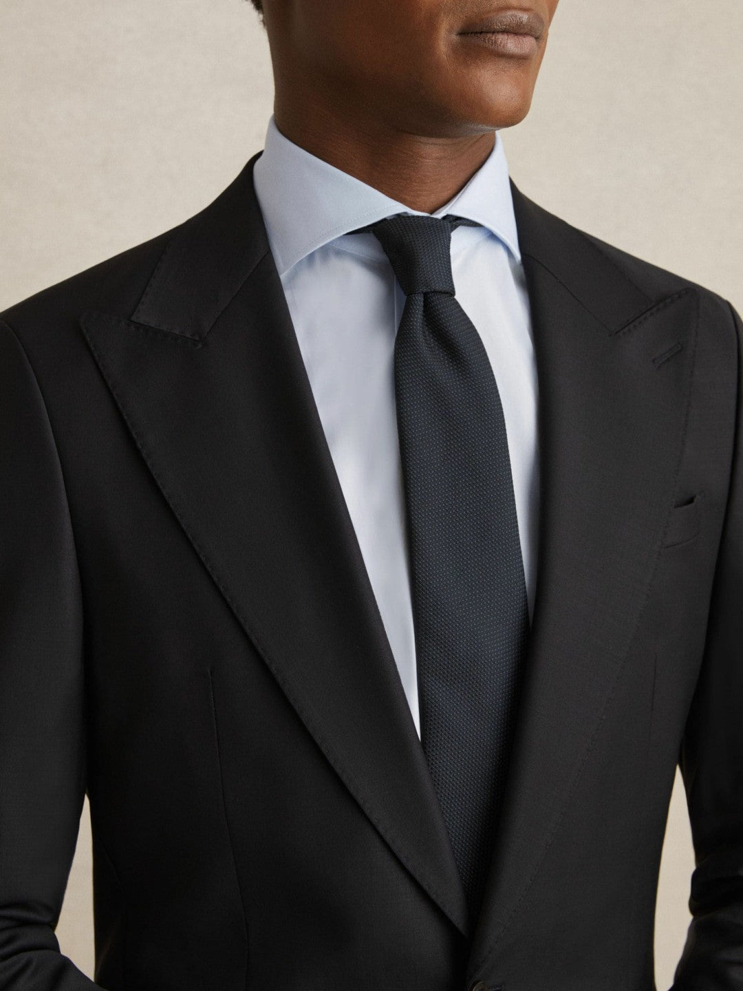 Regular Fit Cotton-Twill Two-Fold Shirt Slim-Fit in Soft Blue Men | Reiss